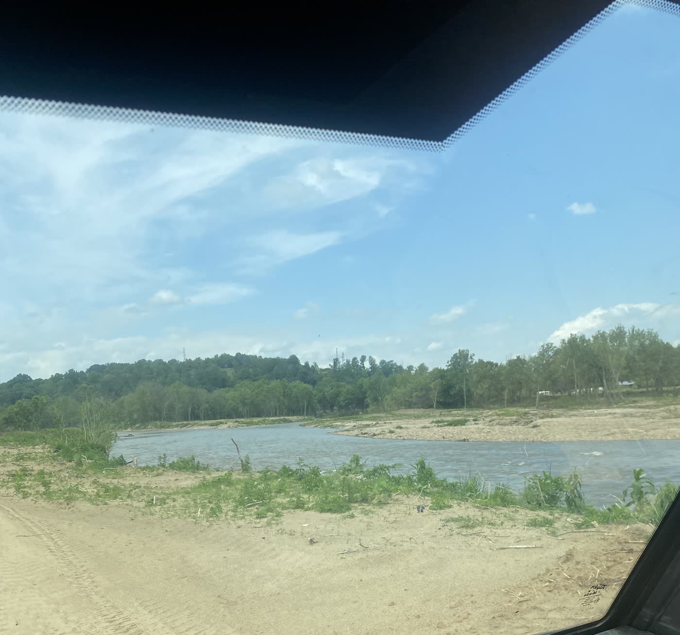 Up to eight feet of sand and silt deposited on the farmland by floodwaters